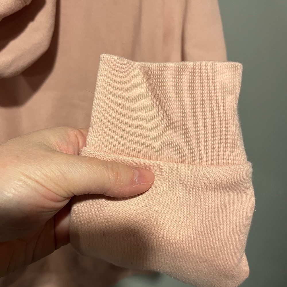 PINK Victoria's Secret Light Pink Zip-Up Hoodie - Picture 8 of 8
